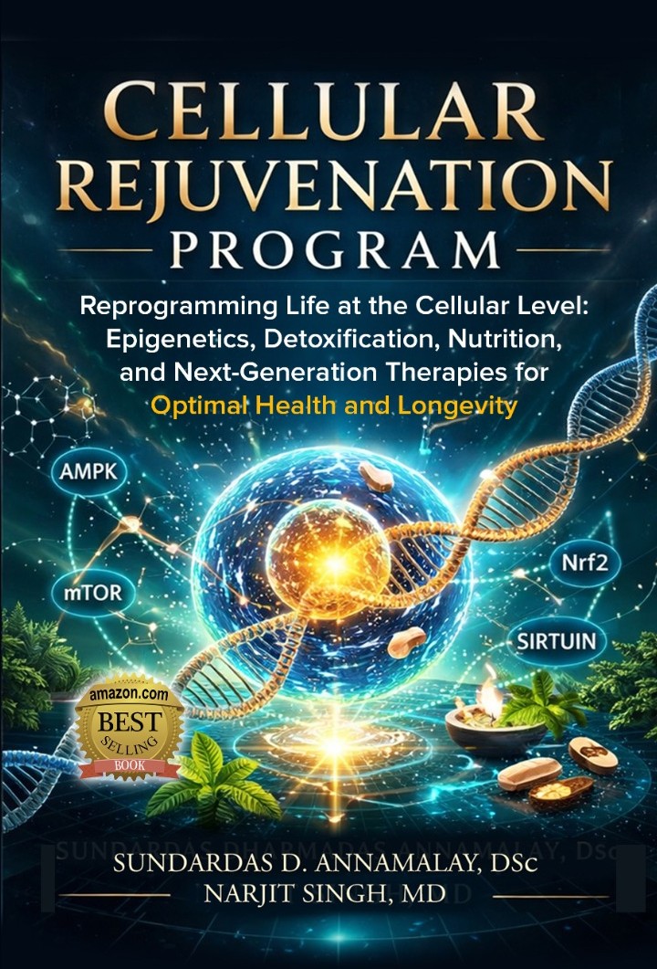 Cellular Rejuvenation Program book by Dr Sundardas D. Annamalay, DSc and Dr Narjit Singh, MD