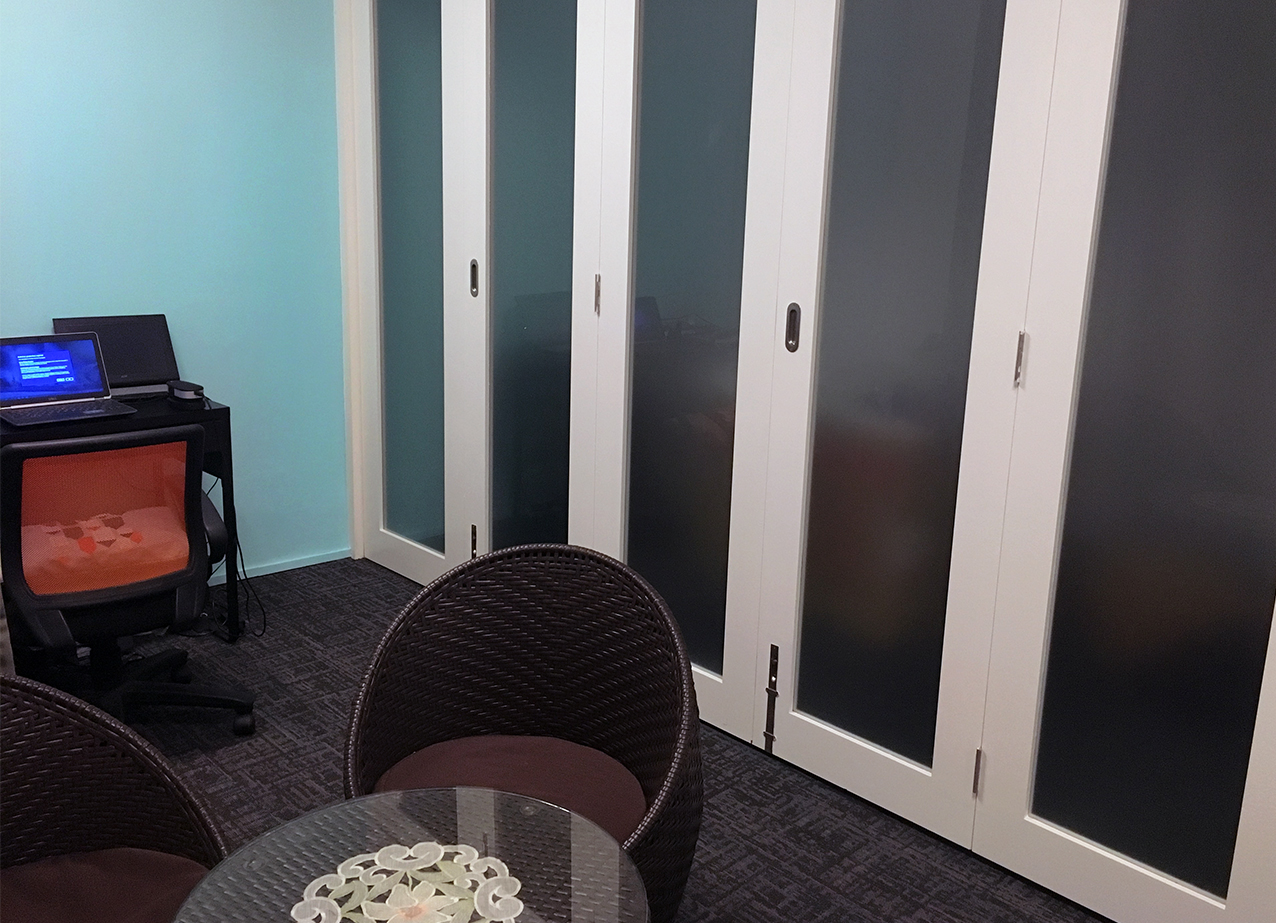 Waiting lounge at Sundardas Naturopathic Clinic