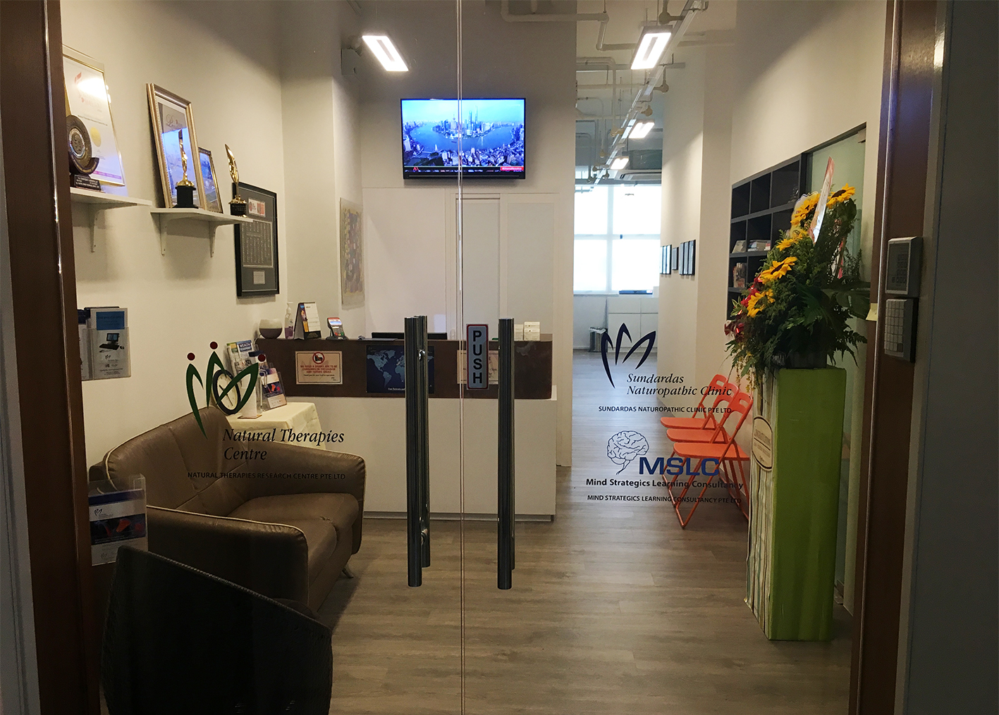 Consultation room at Sundardas Naturopathic Clinic