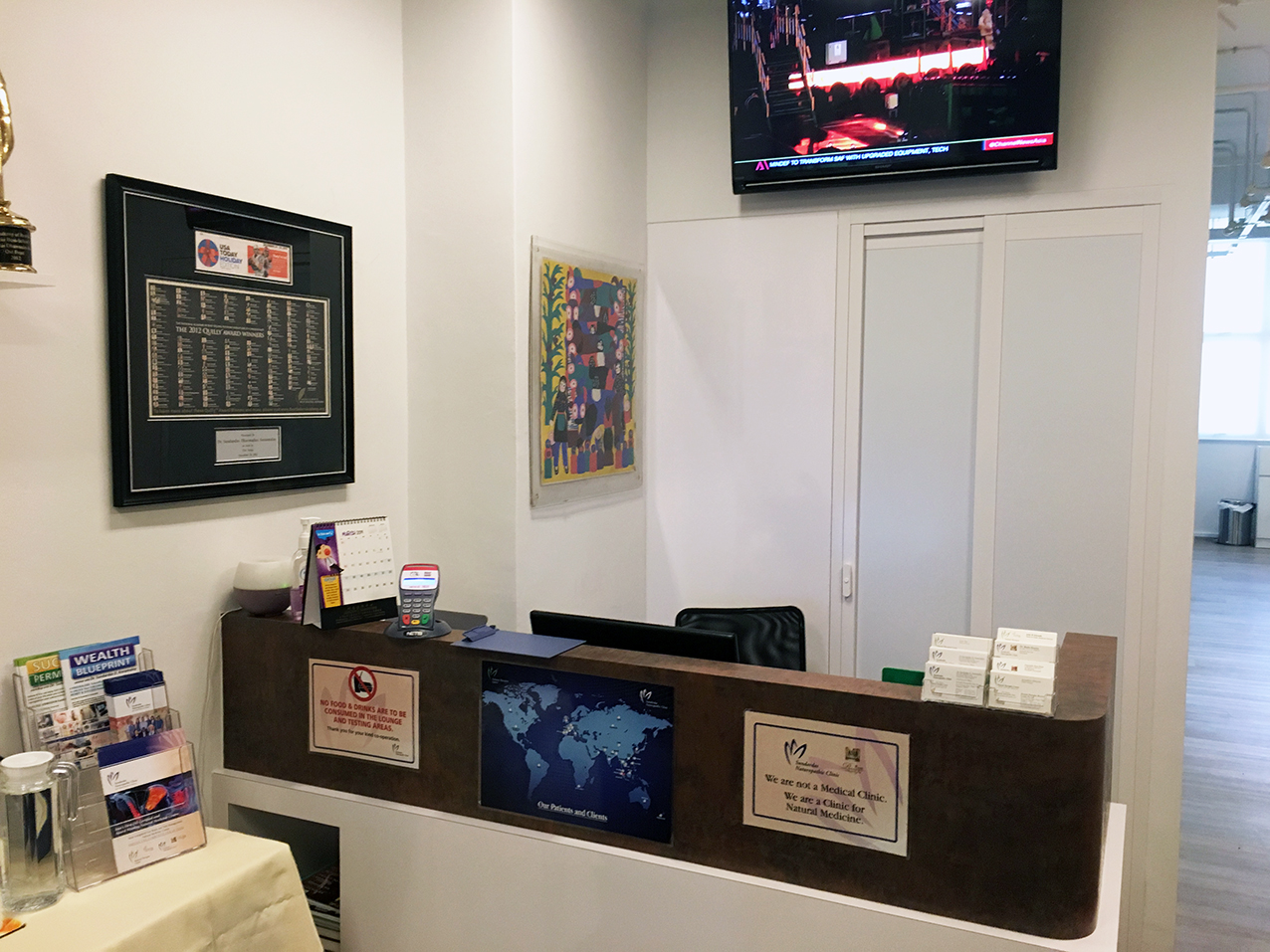 Assessment area at Sundardas Naturopathic Clinic